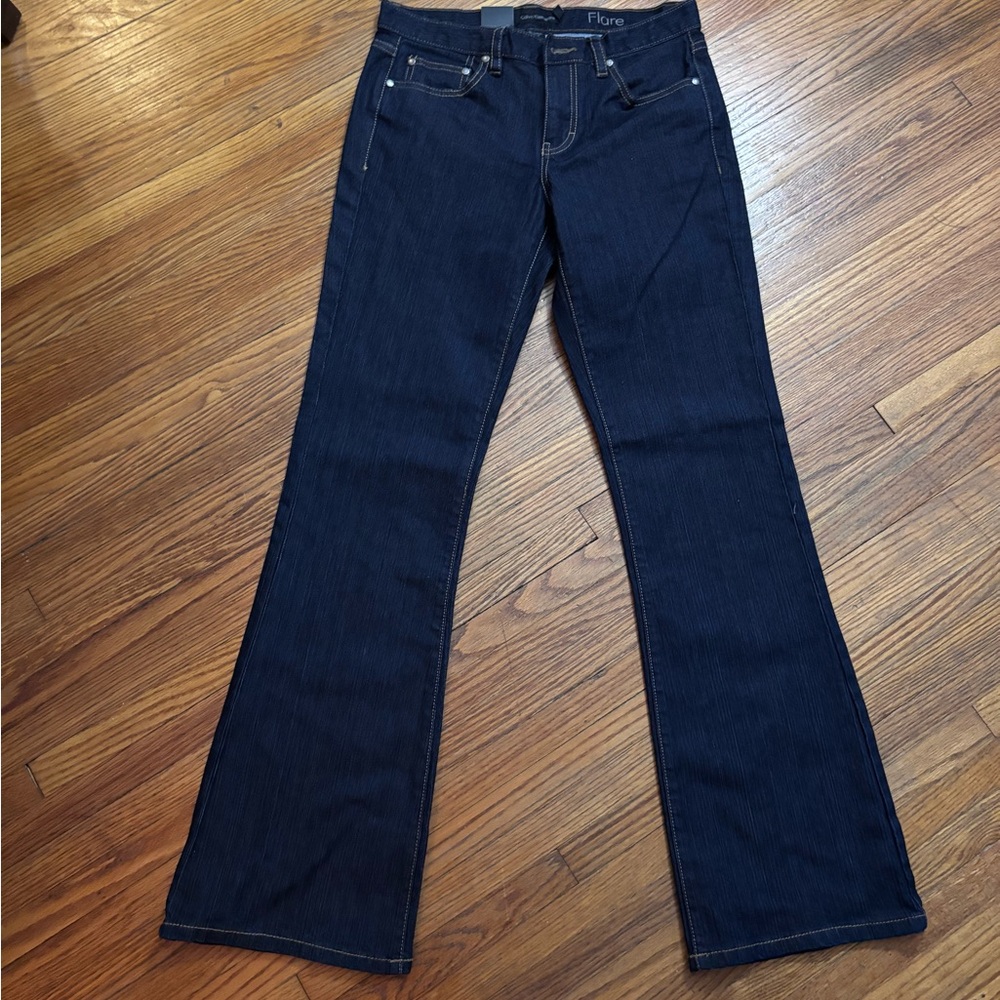 Calvin Klein Indigo Wide Leg Jeans